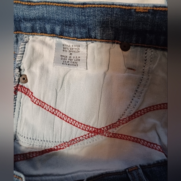 NYDJ Flare & Wide Leg Tummy Tuck Blue Jeans - Picture 9 of 10